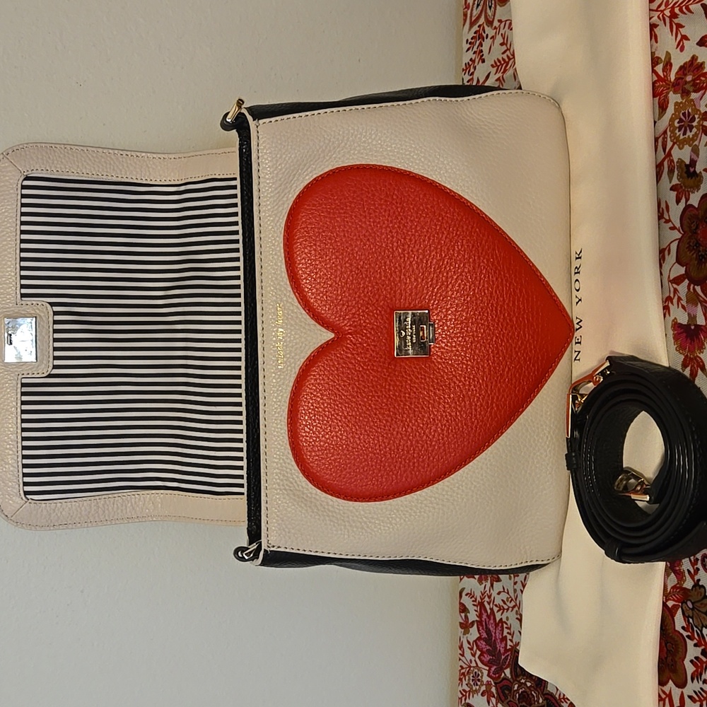 Kate Spade Be Mine Alexya Heart Satchel - Picture 3 of 8